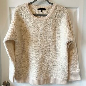 Rag & Bone Wool blend Cozy Cream Textured Sweater Size Small